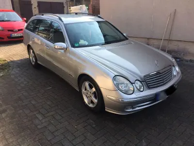Brugt Mercedes E220 Avantgarde 150 HK (110 kW) 2004 Sølv Stationcar