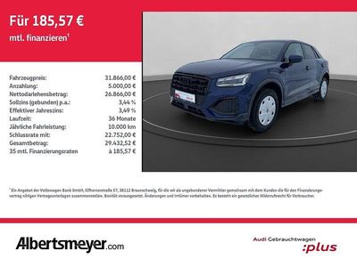 Navarrablau metallic Gebraucht 2024 Audi Q2 Advanced Plus SUV | 31.866 € (Fairer Preis)