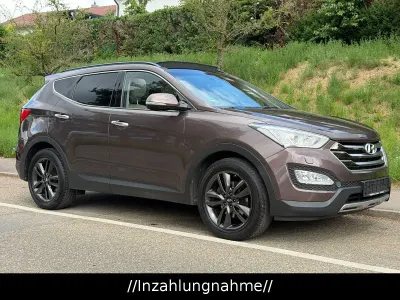 Gebraucht Hyundai Santa Fe Style 197 PS (144 kW) 2015 Braun SUV