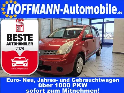 Gebraucht Nissan Note Visia 110 PS (80 kW) 2009 Dunkelrot Kleinwagen
