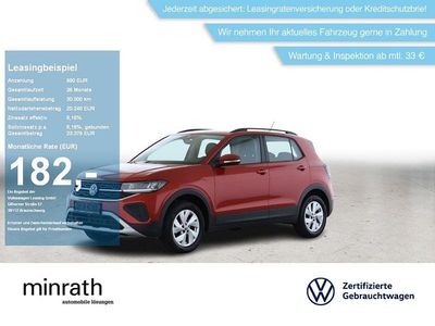 Gebraucht VW T-Cross Life 95 PS (69 kW) 2024 Rot SUV