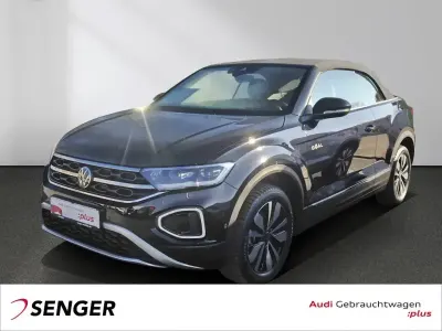Gebraucht VW T-Roc Cabriolet Goal 150 PS (110 kW) 2024 Deep black perleffekt schwarz Cabrio