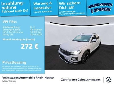 Gebraucht VW T-Roc Life 110 PS (80 kW) 2022 Grau SUV