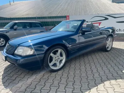 Gebraucht Mercedes SL320 231 PS (169 kW) 1998 Blau Cabrio