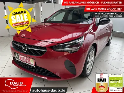 Gebraucht Opel Corsa Edition 101 PS (74 kW) 2022 Chili rot/kardio rot Kleinwagen