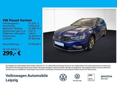 Blau Gebraucht 2023 VW Passat Business Kombi | 31.310 € (Teuer)