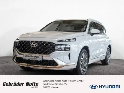 Gebraucht Hyundai Santa Fe Signature 230 PS (169 kW) 2023 Weiss / glacier white SUV