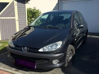 Brugt Peugeot 206 Tendance 75 HK (55 kW) 2007 Sort Sedan