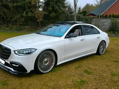 Używany Mercedes S400L AMG 330 KM (242 kW) 2021 Biały Sedan/Limuzyna