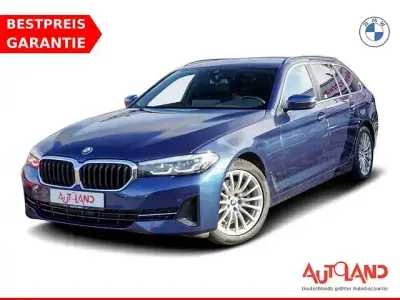 Brugt BMW 520 Luxury Line 190 HK (139 kW) 2022 Blå Stationcar