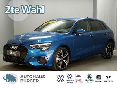 Blau Gebraucht 2022 Audi A3 Sportback Advanced Plus Kleinwagen | 18.970 € (Fairer Preis)