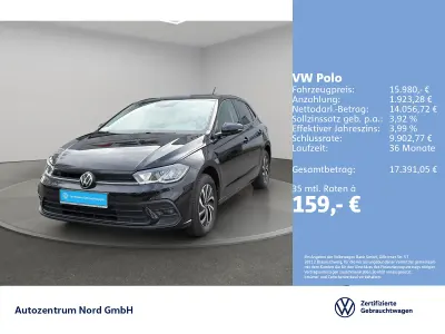 Occasion VW Polo Life 80 ch (58 kW) 2022 Noir Citadine