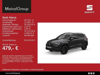 Neu Seat Ateca Black Edition 150 PS (110 kW) 2026 Schwarz SUV