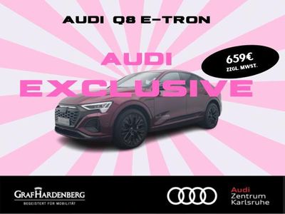 gebraucht Audi Q8 e-tron Sportback S line 55 quattro Beere Perleffekt🫐