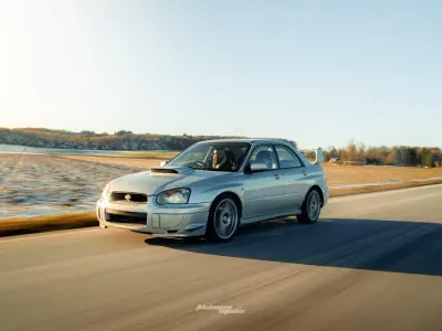 Usata Subaru Impreza 300 CV (220 kW) 2003 Argento Berlina