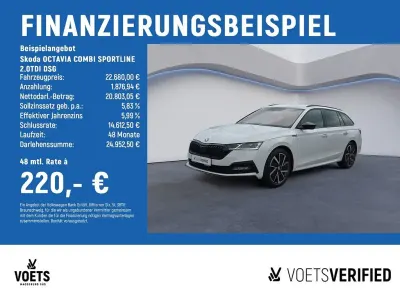 Gebraucht Skoda Octavia SportLine 150 PS (110 kW) 2023 Schwarz Kombi