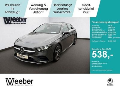 Brugt Mercedes A200 AMG line 163 HK (119 kW) 2021 Grå Sedan