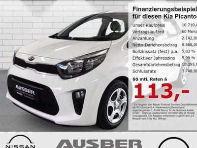 Gebraucht Kia Picanto Edition 7 67 PS (49 kW) 2021 Ud) schneeweiss (weiss Kleinwagen