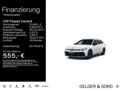 Gebraucht VW Passat R-line 150 PS (110 kW) 2026 Oryxweiß perlmutteffekt Kombi