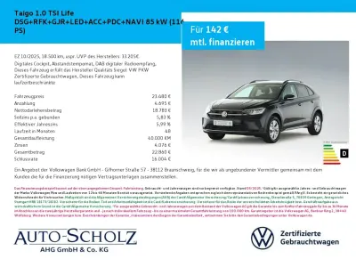 Gebraucht VW Taigo Life 116 PS (85 kW) 2025 Schwarz SUV