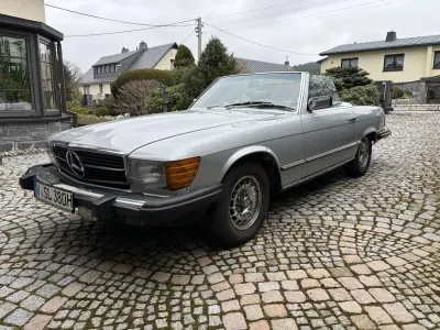 Gebraucht Mercedes SL380 204 PS (150 kW) 1985 Silber Cabrio