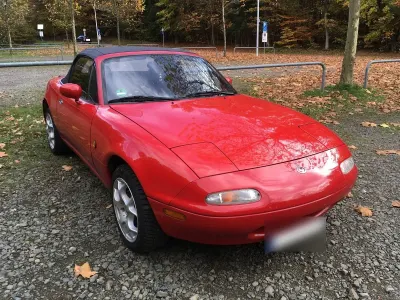 Gebraucht Mazda MX5 90 PS (66 kW) 1995 Rot Cabrio