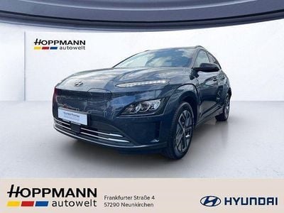 Gebraucht Hyundai Kona Prime 150 kW (204 PS) 2021 Teal blue / phantom black roof SUV