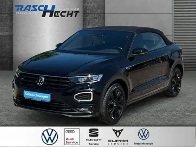 Gebraucht VW T-Roc Cabriolet R-line 150 PS (110 kW) 2022 Schwarz Cabrio