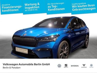 Raceblau metallic Gebraucht 2022 Skoda Enyaq iV SUV | 30.740 € (Teuer)