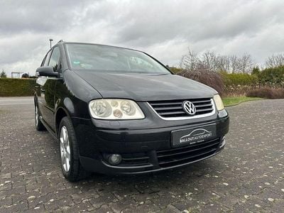 Gebraucht VW Touran Trendline 136 PS (100 kW) 2004 Schwarz Van / Kleinbus
