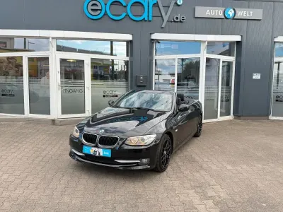 Gebraucht BMW 320 Cabriolet Sport Line 170 PS (125 kW) 2012 Schwarz Cabrio