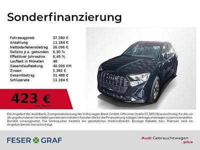 Gebraucht Audi Q3 S-Line 150 PS (110 kW) 2025 Mythosschwarz metallic SUV