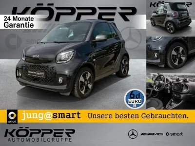 Gebraucht Smart ForTwo Electric Drive Exclusive 60 kW (82 PS) 2024 Schwarz Cabrio