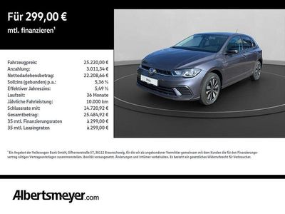 Grau Neu 2025 VW Polo Goal Limousine | 25.220 € (Guter Preis)