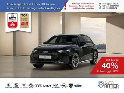 Mythosschwarz metallic Neu 2025 Audi A3 Sportback S-Line Kleinwagen | 36.990 € (Superpreis)