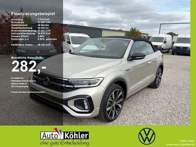 Neu VW T-Roc Cabriolet R-line 150 PS (110 kW) 2025 Weiß Cabrio