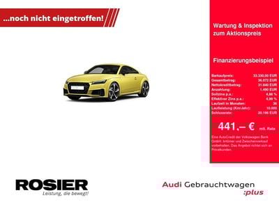 Gebraucht Audi TT S-Line 197 PS (144 kW) 2022 Gelb / pythongelb Coupé