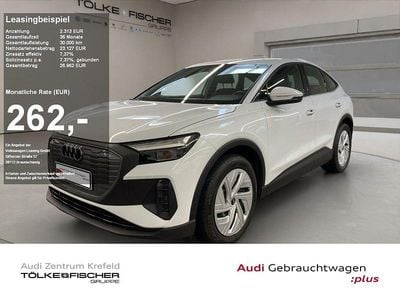 Gletscherweiß metallic Gebraucht 2022 Audi Q4 Sportback e-tron Basis SUV | 23.127 € (Superpreis)