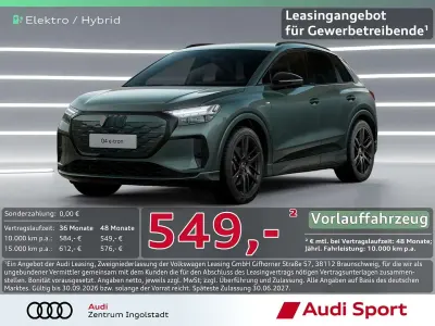 Neu Audi Q4 e-tron S-Line 210 kW (286 PS) 2026 Salbeigrün SUV