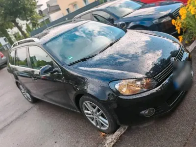 Gebraucht VW Golf VI 2010 Schwarz Kleinwagen