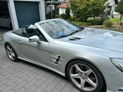 Używany Mercedes SL500 AMG line 435 KM (319 kW) 2015 Srebrny Kabriolet