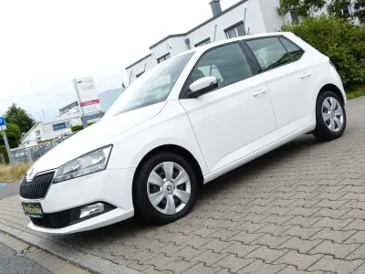 Gebraucht Skoda Fabia Clever 95 PS (69 kW) 2021 Weiß Kleinwagen