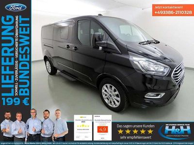 Gebraucht Ford Tourneo Titanium 185 PS (136 kW) 2021 Obsidianschwarz Van / Kleinbus