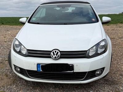 Gebraucht VW Golf Cabriolet Life 105 PS (77 kW) 2014 Weiß Cabrio