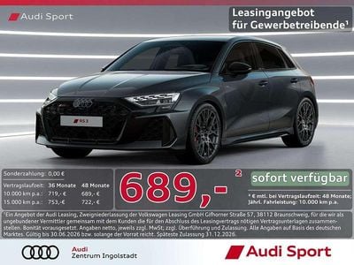 Nuova Audi RS3 Sport 400 CV (294 kW) 2025 Grigio Berlina