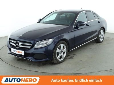Gebraucht Mercedes C220 Avantgarde 170 PS (125 kW) 2017 Blau Limousine