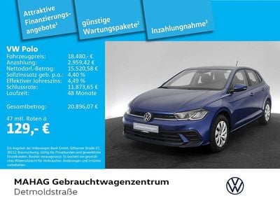 Gebraucht VW Polo Life 95 PS (69 kW) 2023 Reef blue metallic Kleinwagen