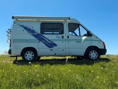 Używany Ford Transit 69 KM (50 kW) 1991 Biały Minivan