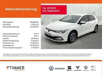 Gebraucht VW Golf VIII Active 150 PS (110 kW) 2023 Pure white Limousine