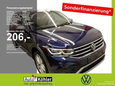 Gebraucht VW Tiguan Allspace Elegance 150 PS (110 kW) 2024 Atlantic blue metallic SUV